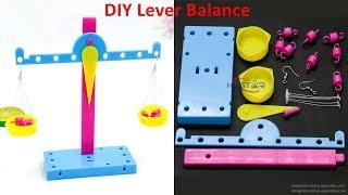 DIY Lever Balance Primary School Science Experiment Toys Student STEM Kits HTT0003