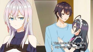 When Your Girlfriend Is Jealous Of Your Maid - Alya San - Anime Funny Moment