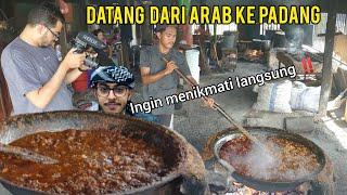 WISATA KULINER KOTA PADANG SUMATERA BARAT ‼️ YOUTUBER ASAL ARAB SAUDI JATUH CINTA DENGAN RENDANG