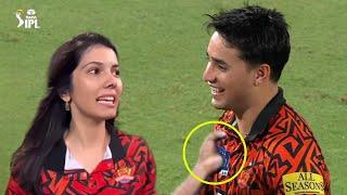 Everyone got shocked after seeing Kaviya Maran's wifely gesture for Abhishek Sharma after SRH vs LSG