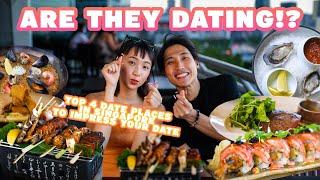 TOP 4 MUST TRY DATE NIGHT RESTAURANTS IN SINGAPORE! | Affordable & Romantic Dating Places ft Megan!