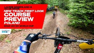 GoPro: Brand NEW Track Course Preview in Poland -  Greenland and Davis - '24 UCI DH MTB World Cup