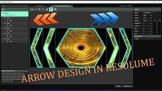 ARROW DESING IN RESOLUME #tutorial