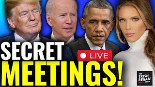 Obama PANICS! New Report Reveals Secret Meetings with Joe as Dem Party IMPLODES