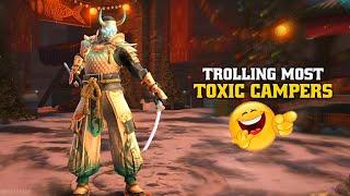 Trolling The Most Toxic Camper Of The Arena  Trolling Until He Quits!  Shadow Fight 4 Arena | SD07