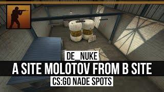 CS:GO Nade Spots :: Nuke, A Site Molotov From B Site