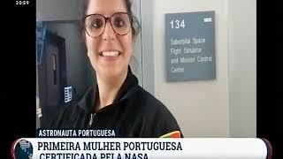 Primeira mulher portuguesa certificada pela NASA