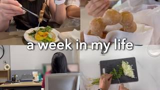 life in singapore‍ | bbq box, making falafel, otters, fish soup, 8-5 corporate#singapore #vlog