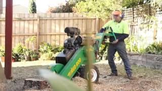 How To Remove Tree Stump 27HP Pivot Hand Held