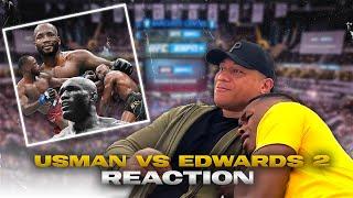 Israel Adesanya Reacts to Leon Edwards BRUTAL Knock Out on Kamaru Usman | UFC 286