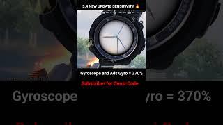  BGMI Scope Setting 2x 3x 4x 6x 8x | New Best Sensitivity Settings | No Recoil #shorts #bgmi #viral