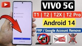 Vivo T2 Pro 5G FRP Bypass Android 14 | How to FRP Bypass Vivo Android 14 | Without PC
