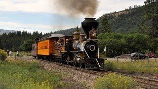 Eureka and Palisade # 4 4-4-0 Wood burning Steam Locomotive on the Durango and Silverton