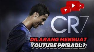 Kenapa Ronaldo tidak memiliki akun youtube pribadi.?