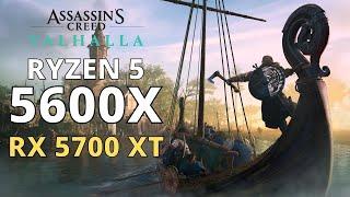 ASSASSIN'S CREED VALHALLA RYZEN 5 5600X RX 5700 XT | 1080p 1440p 4K