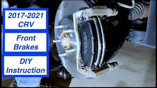 How to replace FRONT Brakes | 2017-2021 Honda CRV