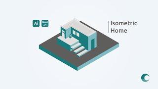 Creating a Creative Isometric House Design with Illustrator: Step-by-Step Tutorial