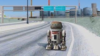 R5 D4 Droid From Battlefront - GTA San Andreas 1440p / 2,7K _REVIEW