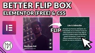 Create Custom Flip Box in Elementor & CSS - WordPress Tutorial 2024