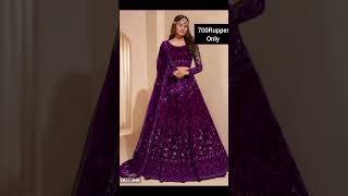 Embroiderad Purple Women Lehenga Choli Color:  Purple Fabric:  Net Type:  Semi Stitched nu9978600215