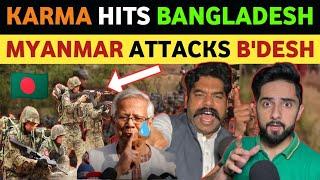 BANGLADESH DIVIDED AFTER MYANMAR ATT@CK, PAKISTANI PUBLIC REACTION ON INDIA BANGLADESH LATEST NEWS