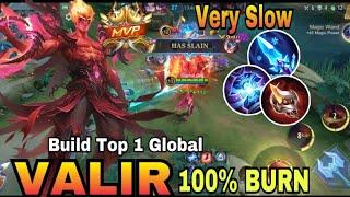 VALIR MVP!! VALIR BEST BUILD MAGE AND EMBLEM 2023|| VALIR BUILD TOP 1 GLOBAL