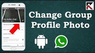 Change Profile Picture Of A Group Conversation On WhatsApp Android