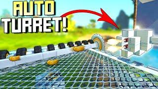 I Finally Installed Auto Spud Turrets to Defend My Base!  - Scrap Mechanic Survival Mode [SMS 55]