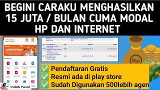 APLIKASI PULSA_ BEGINI CARA MENGHASILKAN 15 JUTA/ BULAN CUMA MODAL HP SAJA