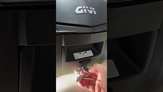 Givi V47 re-keyed to BMW