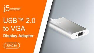 j5create® USB™ 2.0 VGA Display Adapter JUA210