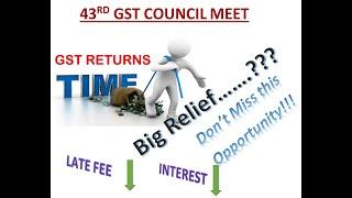 43rd GST Council Meeting - Outcomes