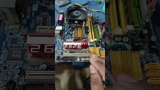 No signal black screen old motherboard restoration repair