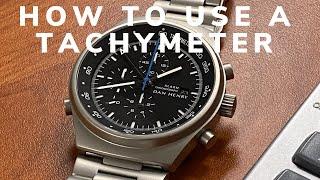 [Watch Tachymeter][Tachymetric Scale] How to use a Tachymetric Scale in under 60 seconds