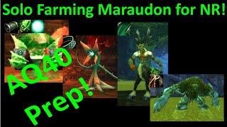 Solo Farming Maraudon for Nature Resist Gear AQ40 prep