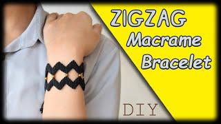 Macrame Tutorial | How to Make Zig Zag Macrame Bracelet | Step by Step Tutorial | EASY