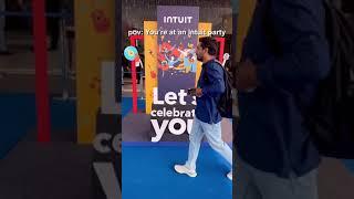 POV: You are at an Intuit India party | #shorts #workplace #office