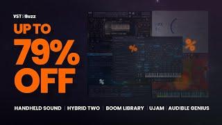 VSTBuzz Deals #25/2023 - Up to 79% off Audible Genius, Handheld Sound, UJAM, BOOMLibrary & HybridTwo