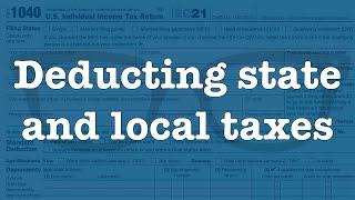 All about SALT - Deducting State and Local Taxes on a Schedule A