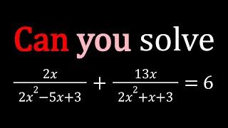 A Nice Rational Equation