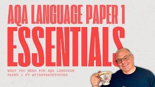 What you NEED for AQA Language Paper 1 Ft. @FirstRateTutors