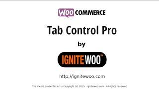 WooCommerce Tab Control Pro