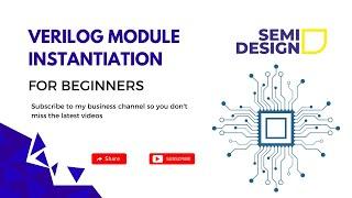 Instantiation in Verilog Simple Explanation In Hindi #verilog #systemverilog #cmos #uvm #vlsijobs