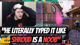 Zombs Exposing ShahZaM for Indirectly calling Shroud "NOOB" even if he didn't mean it