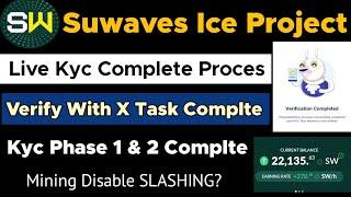 Sunwaves Kyc Verification | Sunwaves Kyc kaise kare | Sunwaves Verify with X | Sunwaves mining app