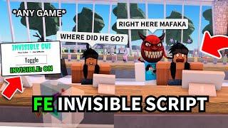 Roblox FE Invisible Script / Hack | ANY GAME OP!  Best Roblox Scripts