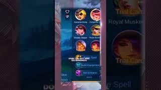 Skin Legends Trial#mobilelegendstiktok #shorts #gameplay