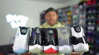 The ULTIMATE Jordan 11 DEBATE! PLAYOFF (BRED), CONCORD, SPACE JAM, COLUMBIA, COOL GREY!