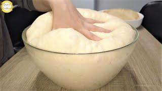 Only 10 minutes of kneading, guaranteed success! The easiest universal dough.