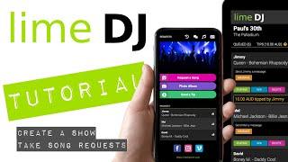 Lime DJ #2 Create a show and take song requests